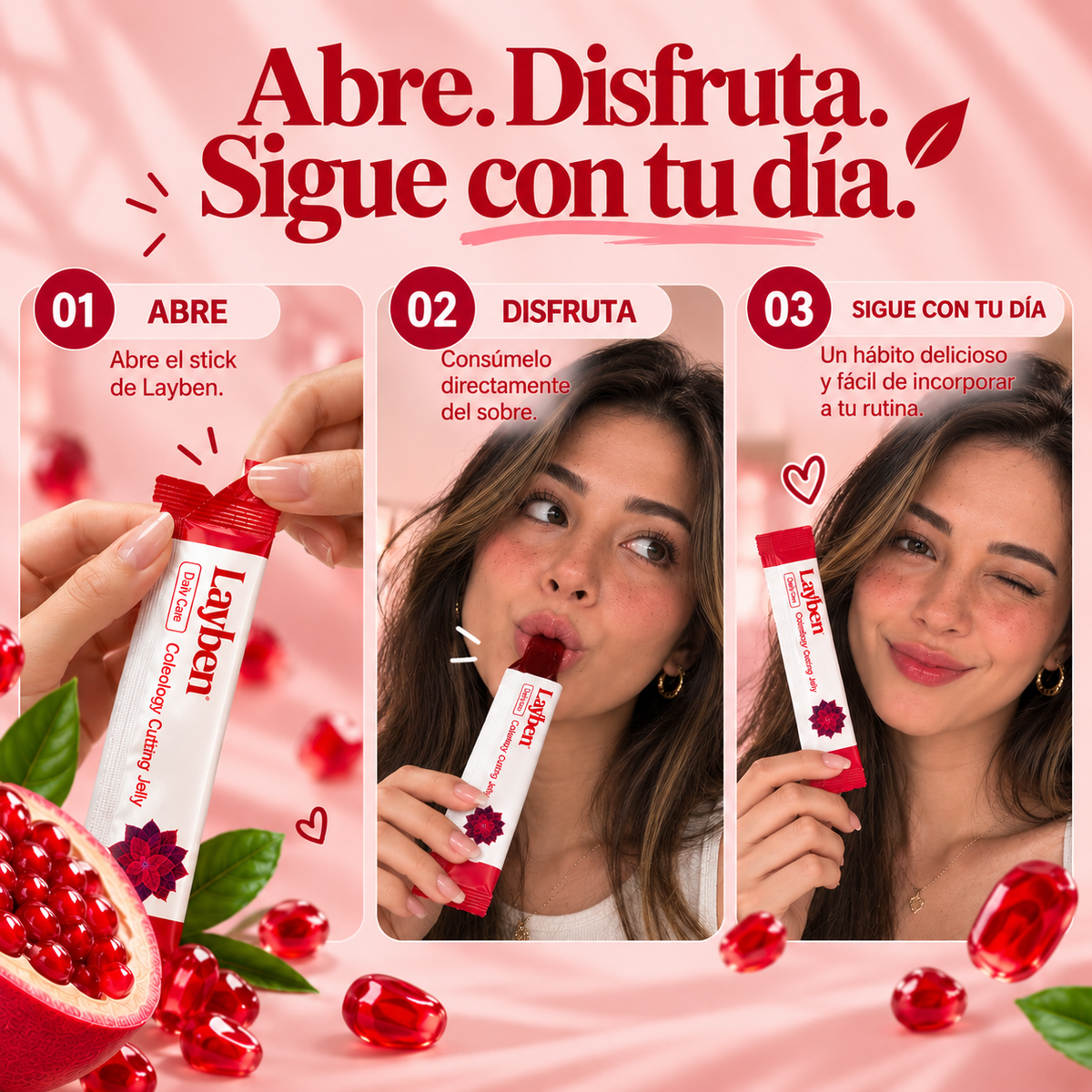 Layben Cutting Jelly de Granada con Chía