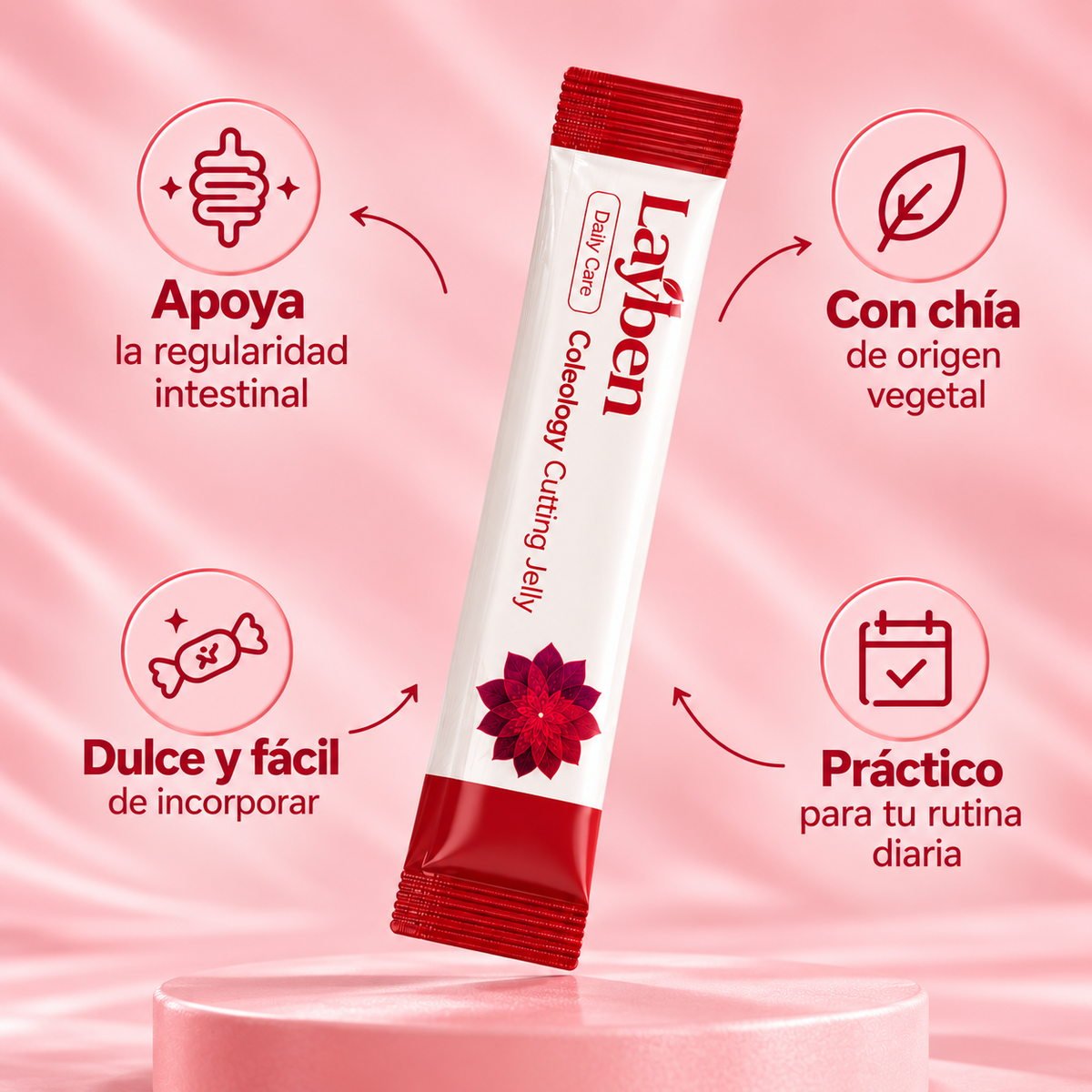 Layben Cutting Jelly de Granada con Chía